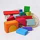 Grimm's Blokken geometrisch gekleurd 30 stuks