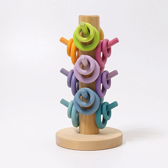Grimm's Sorteerboom Pastel voor ringen