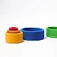 Grimm's Schalenset gekleurd buiten blauw