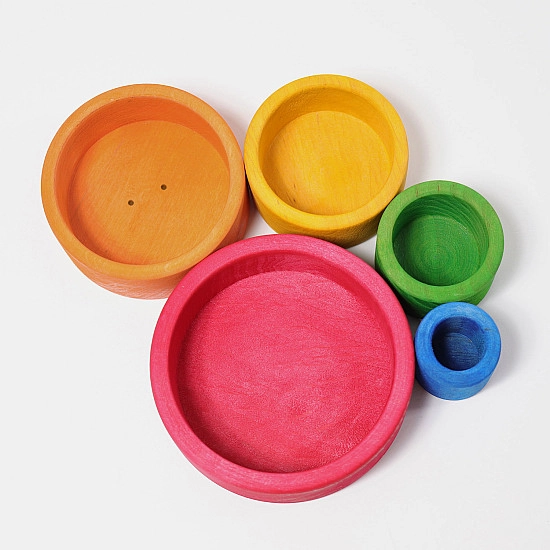 Grimm's Schalenset gekleurd buiten rood