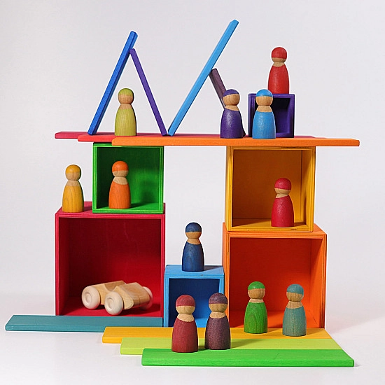 Grimm's Kubus regenboog kistjes