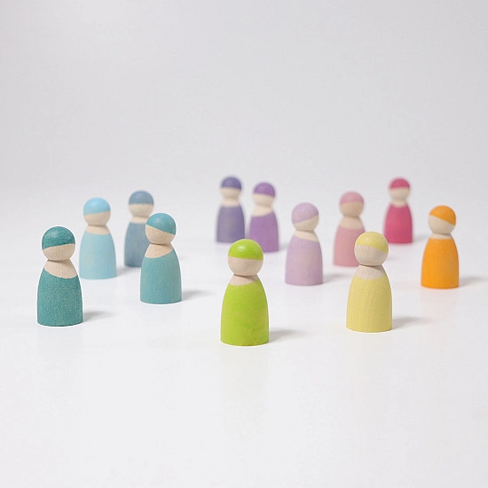 Grimm's Pastel Regenboog vrienden 12 stuks - SHOWMODEL