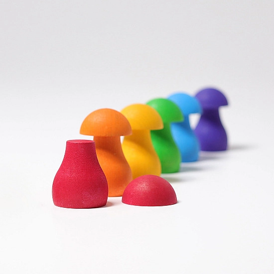 Grimm's sorteerspel paddenstoel regenboog