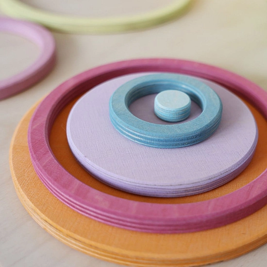 Grimm's Concentrische Cirkels en Ringen - pastel 