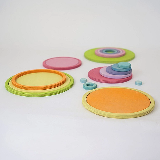 Grimm's Concentrische Cirkels en Ringen - pastel 
