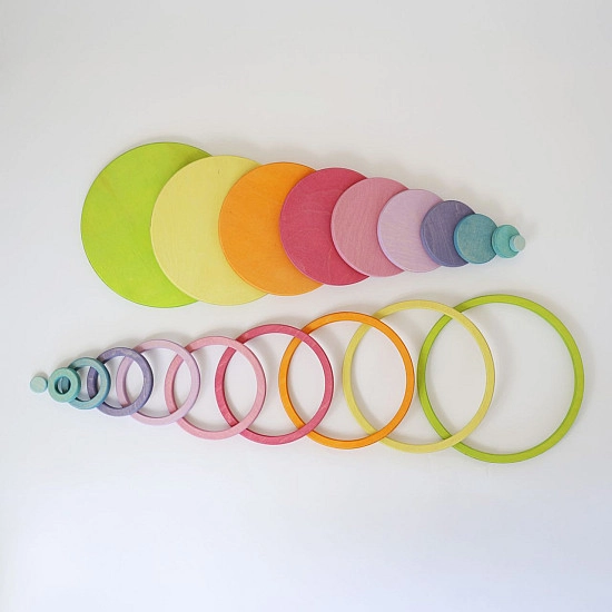 Grimm's Concentrische Cirkels en Ringen - pastel 