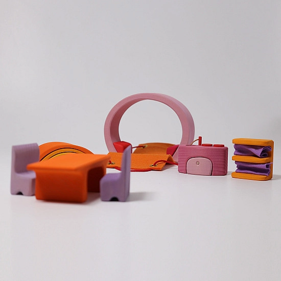 Grimm's Poppenhuis roze-oranje