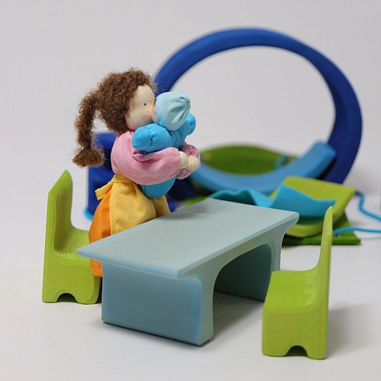 Grimm's Poppenhuis blauw-groen