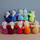 Grimm's Dwergen met baard in regenboog kleuren