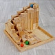 Grimm's Blokkenset Piramide groot naturel