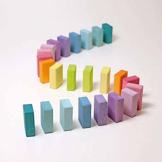 Grimm's Blokkenset Pastel Duo