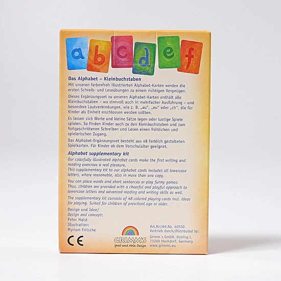 Grimm's Kaarten alfabet A-Z kleine letters