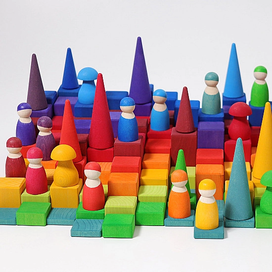 Grimm's Blokkenset Trap groot