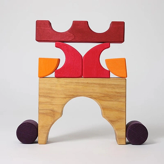 Grimm's Puzzel Rood Auto