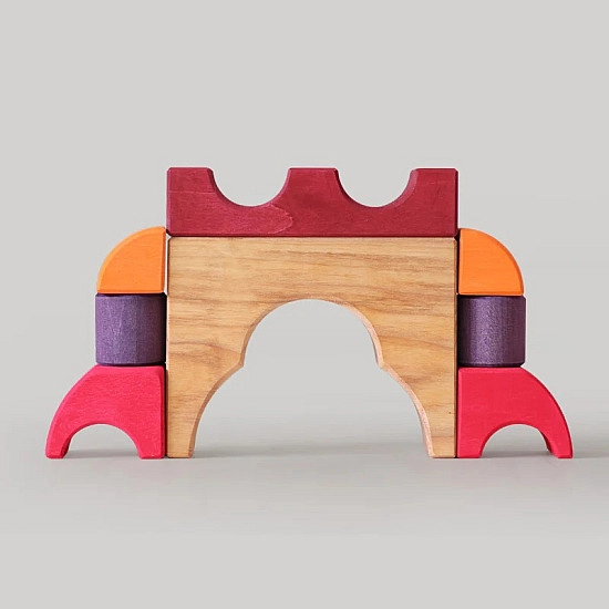 Grimm's Puzzel Rood Auto