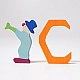 Grimm's houten letter C