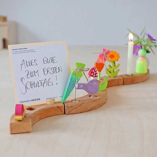 Grimm's Steker Snoepzak neon groen