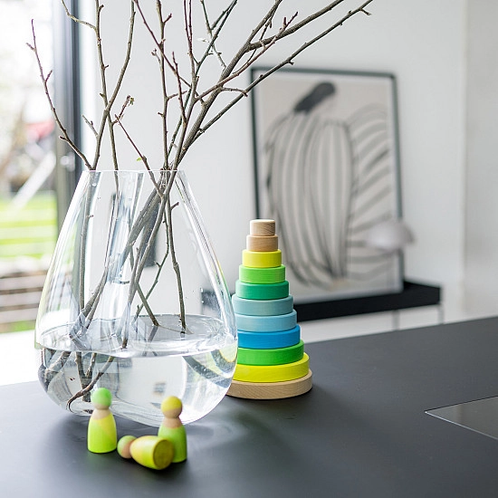 Grimm's Stapel toren neon groen