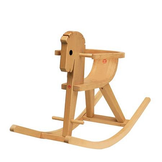 Ostheimer Hobbelpaard 'Peter' met leuning