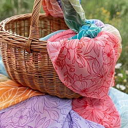 Playcycle speeldoek Botanicals lichtrood 65 cm