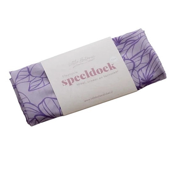 Little Botanic Label Playcycle speeldoek Botanicals lila 65 cm