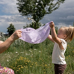 Playcycle speeldoek Botanicals lila 65 cm