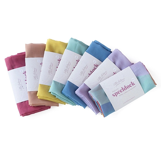 Little Botanic Label Playcycle Play Cloth Pastel set - 7 pieces - 65 cm + WAVES