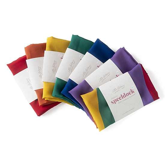 Little Botanic Label Playcycle Play Cloth Rainbow set - 7 pieces - 95 cm + WAVES