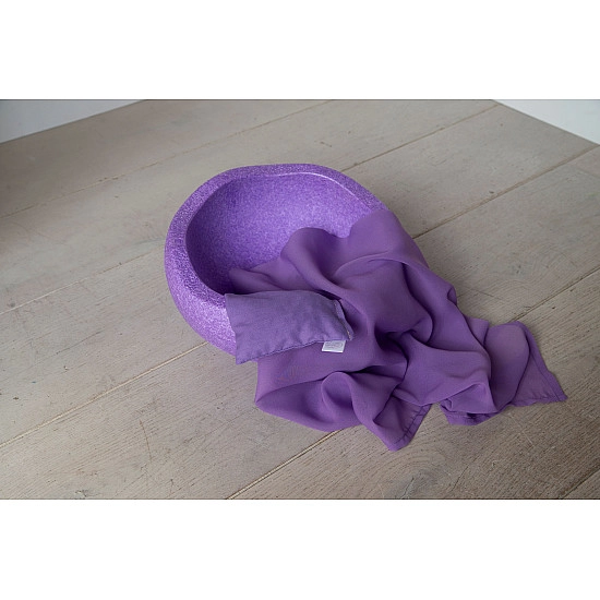 Little Botanic Label Playcycle Speeldoek paars 65 cm