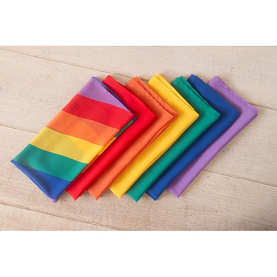 Little Botanic Label Playcycle Play Cloth Rainbow set - 7 pieces - 65 cm + WAVES 