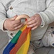 Little Botanic Label Playcycle Speeldoek Waves Regenboog 30 cm