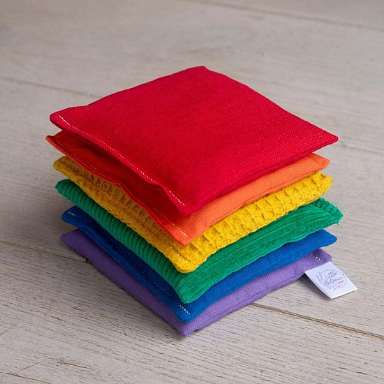 Little Botanic Label Pittenzakjes Regenboog - 6 stuks