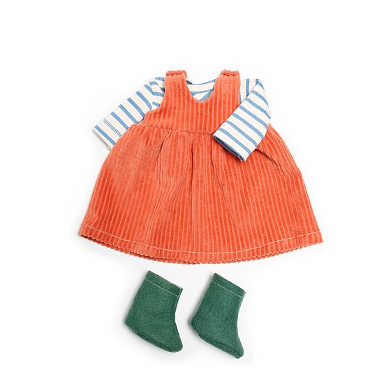 Nanchen Natur Poppenkledingset Tuinmeisje