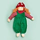 Nanchen Natur Poppenkledingset Paddenstoel