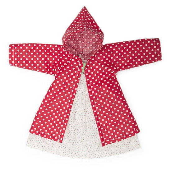 Nanchen Natur Poppenkledingset Polka Poppenjas