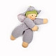 Nanchen Natur Knuffelpop Bloemenfee lila