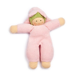 Knuffelpop Bloemenfee roze