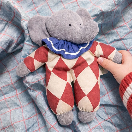 Nanchen Natur Knuffelolifant Eddi circus