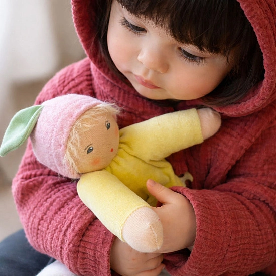Nanchen Natur Bloemenbaby pop geel