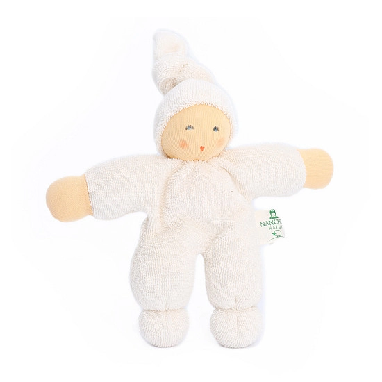 Nanchen Natur Pimpel Babypop wit