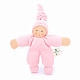 Nanchen Natur Pimpel Babypop zacht roze