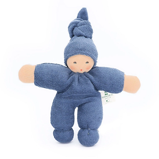 Nanchen Natur Pimpel Babypop blauw