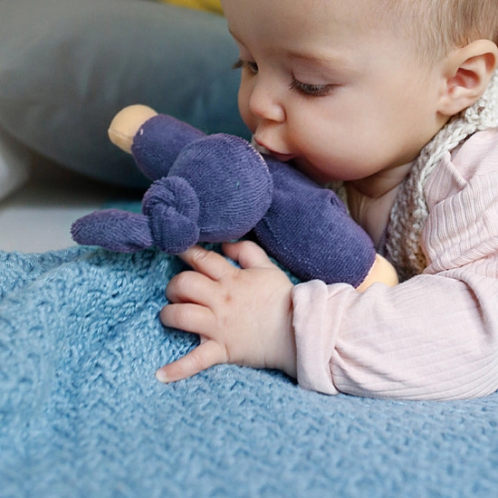 Nanchen Natur Pimpel Babypop blauw