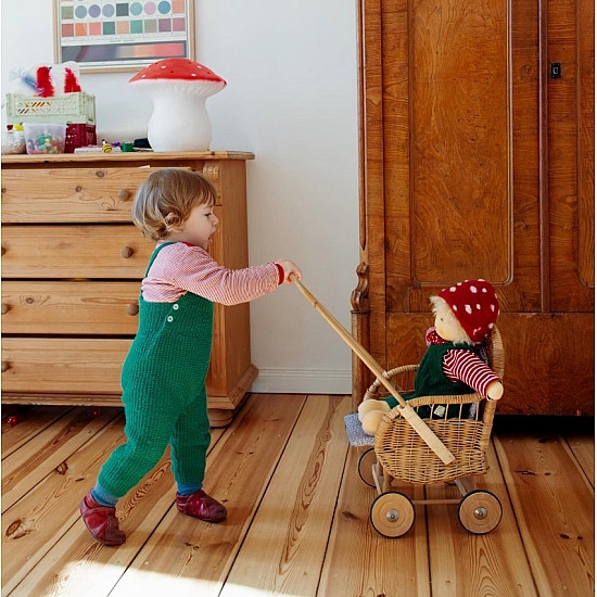Nanchen Natur Poppenkledingset Paddenstoel