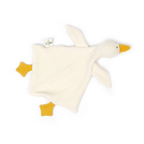 Nanchen Natur Knuffeldoekje Wilde Gans wit