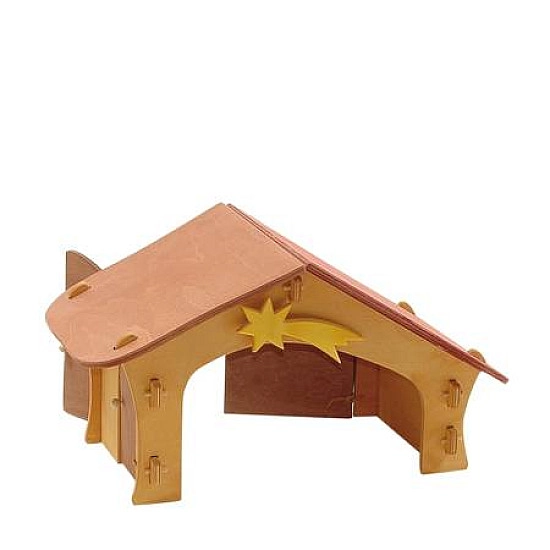 Ostheimer Houten kerststal compleet II