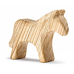 Blank houten paard