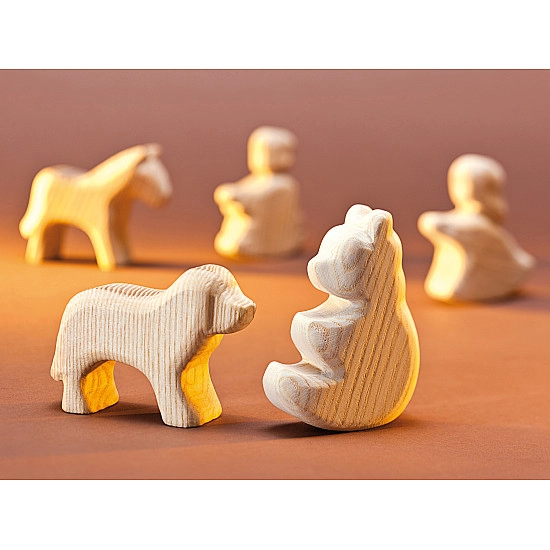 Ostheimer Blank houten hond 