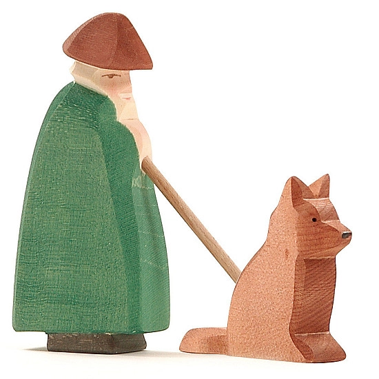 Ostheimer Schaapsherder met staf