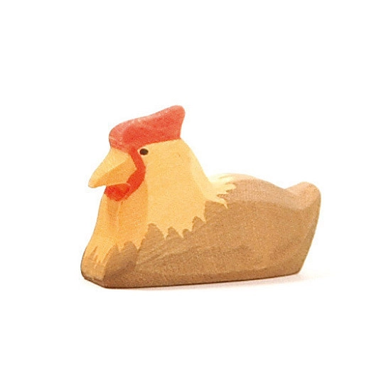 Ostheimer Kip bruin liggend